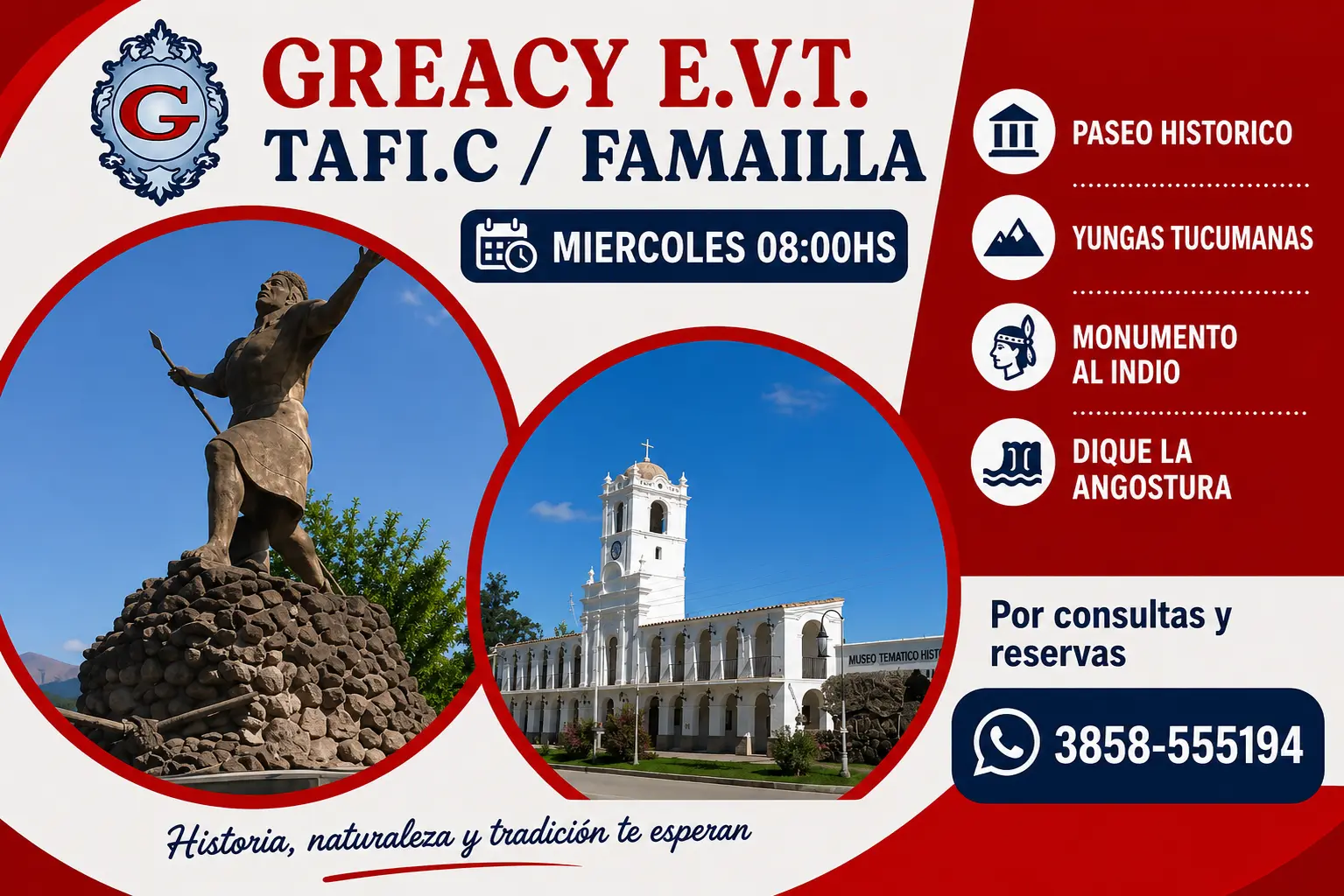 Tafí del Valle y Famaillá
