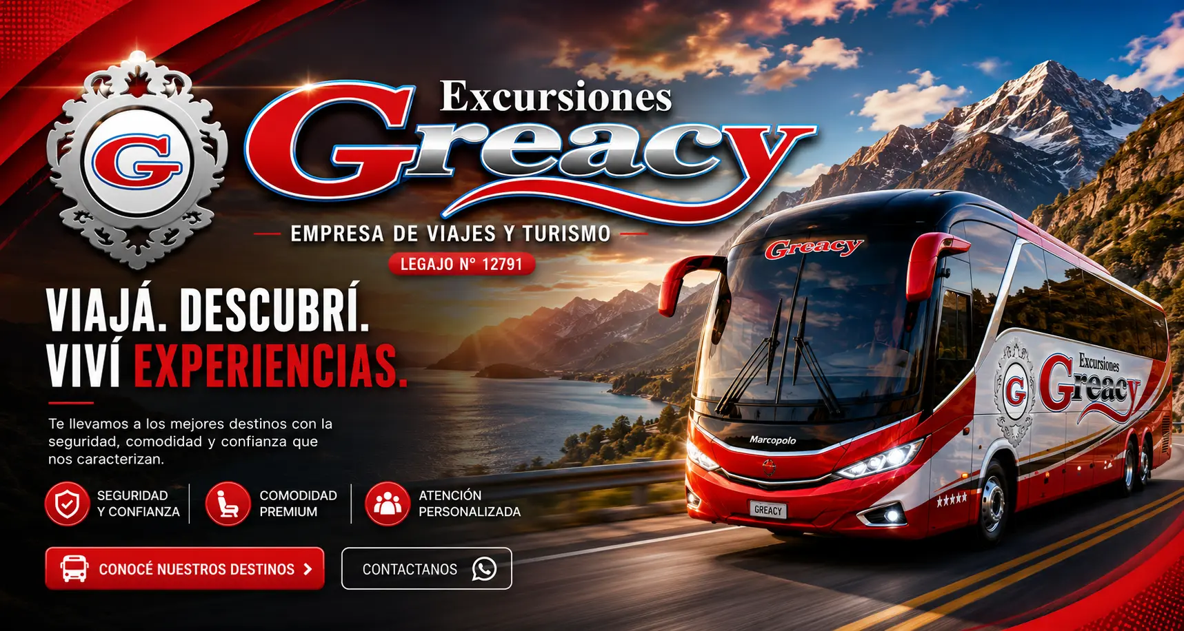 Experiencias turísticas organizadas por Greacy